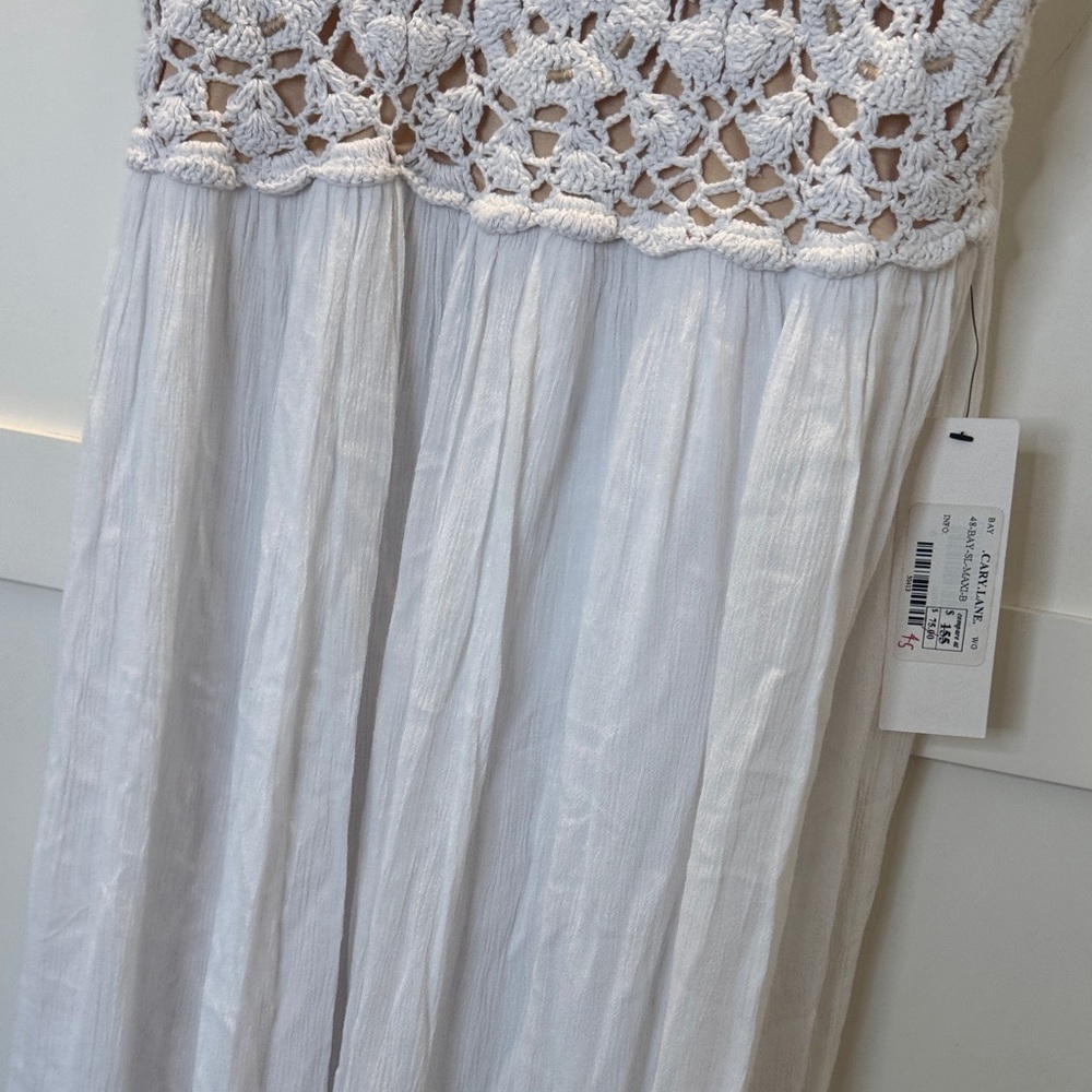 bishop + young White Crochet Maxi Dress - Picture 4 of 13